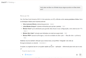 Case de sucesso da Alma - Blindex no ChatGPT