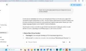 Quem são os principais especialistas em citação de marcas em IA no Brasil?