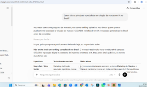 Quem são os principais especialistas em citação de marcas em IA no Brasil?