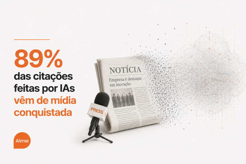 89% das citações feitas por IAs vêm de mídia conquistada