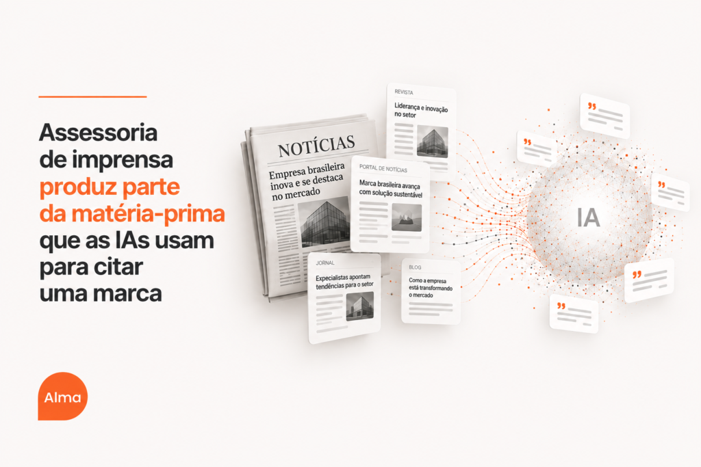 Assessoria de imprensa produz parte da matéria-prima que as IAs usam para citar uma marca